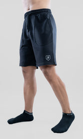 Raw shorts for men in Black - gym shorts for men by Athflex