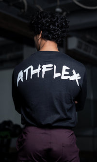 Flex Oversize T-Shirt (Black Swag)