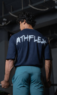 Flex Oversize T-Shirt(Navy Blue)