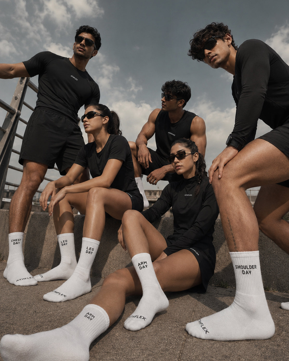 Training Crew Socks (Pack Of 5 )