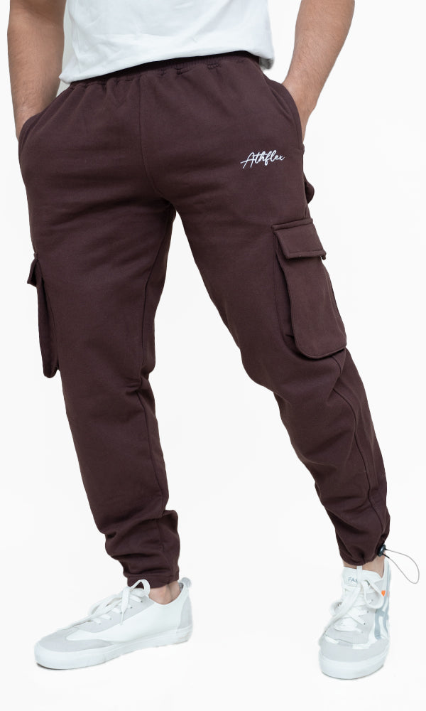 Signature Cargo Joggers (Coffee Brown)