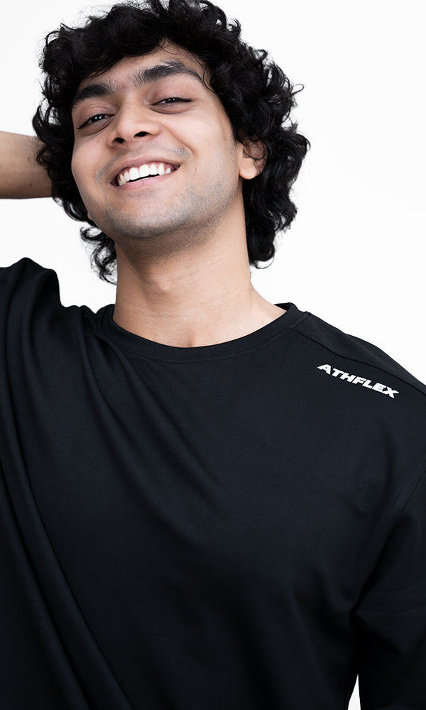Flex Ample Oversize T-shirt (Black)