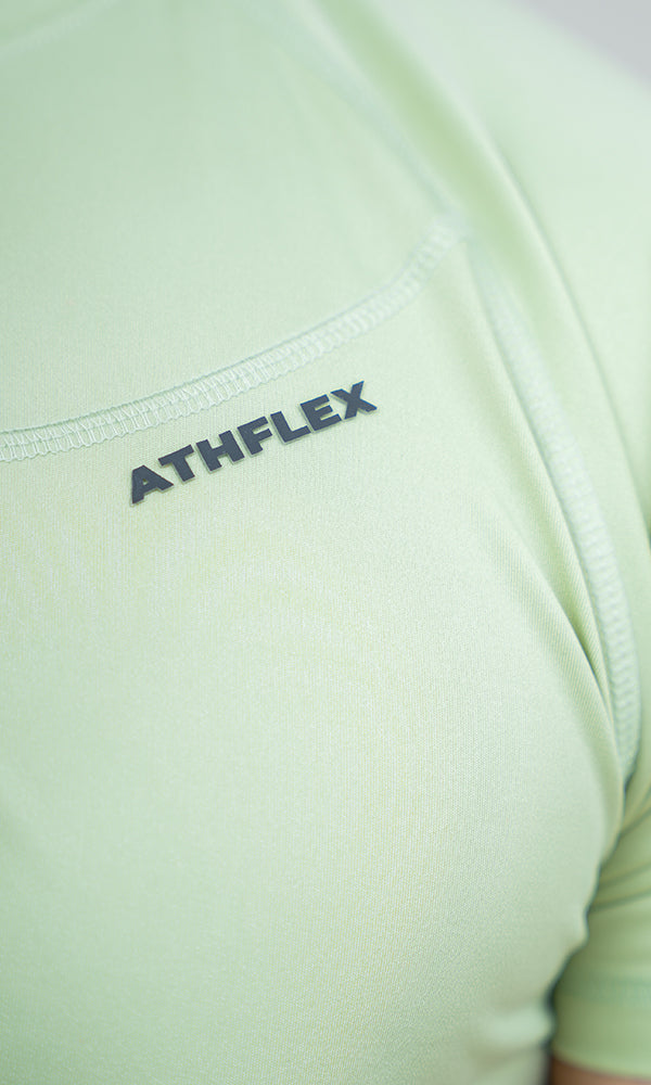 Ignite T-Shirt by Athflex in Mint Green - Premium Gym Wear in India