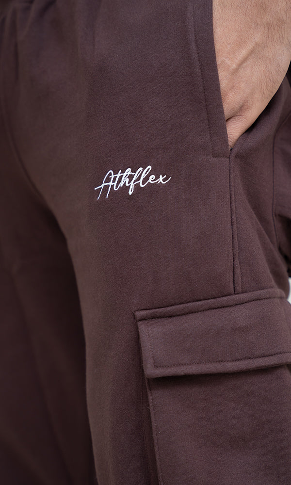 Signature Cargo Joggers (Coffee Brown)