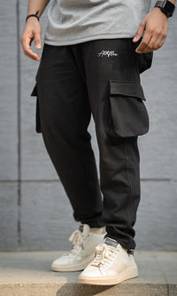 Signature Cargo Joggers (Jet Black)