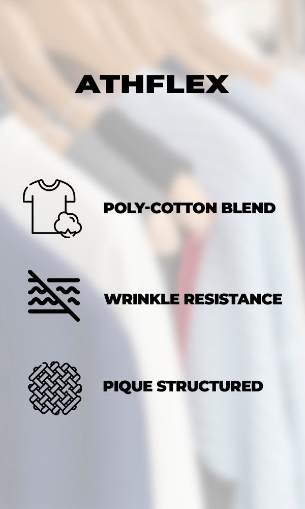 Pique Polo T-shirt (Marble White)